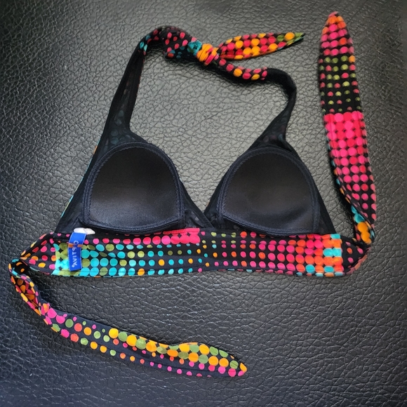 Captiva Multicolored haltar bikini top - Picture 2 of 8